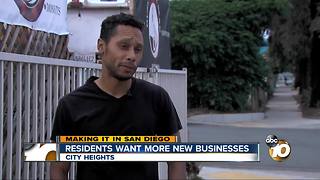 Residents want more new businesses