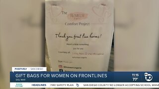 Gift bags for women on frontlines