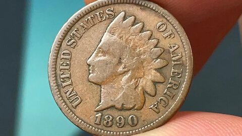 1890 Indian Head Penny Worth Money - How Much Is It Worth and Why? (Variety Guide)