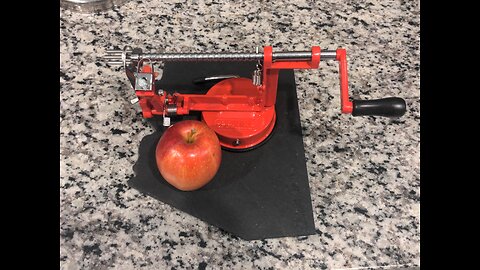 Off Grid Apple Peeler and Core