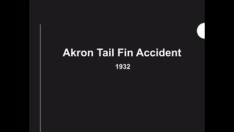 Akron Tail Fin Accident