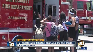 School buses, U-Haul crash in North County