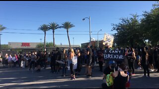 Another night of Black Lives Matter protests in Las Vegas