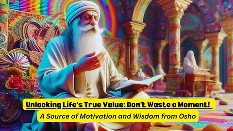 Unlocking Life's True Value: Don't Waste a Moment!A Source of Motivation and Wisdom from Osho
