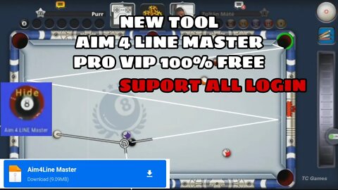 Hack Aim 4 Line 8 Ball Pool 2022 New | 8 Ball pool Hack long line