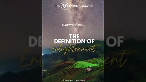 THE DEFINITION OF ENLIGHTENMENT YT Shorts