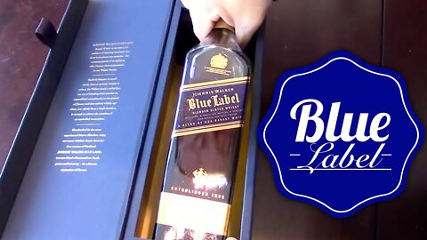 Unboxing Johnnie Walker Blue Label Scotch