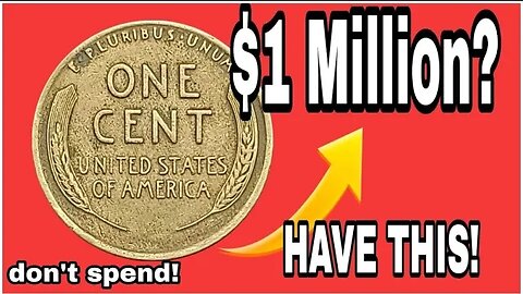 ULTRA PENNY RARE One cent 1909 Coins worth A LOT of MONEY! Coins worth money!