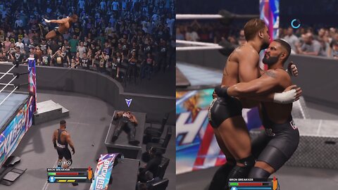 WWE 2K24: Bron Breaker VS Karrion Kross VS Kevin Nash - Extreme Rules Match