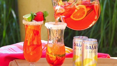 Dasani Citrus Strawberry Mocktail