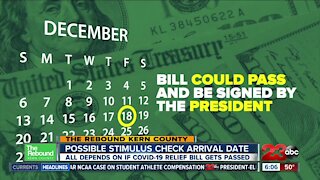 Possible stimulus check arrival date
