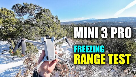 DJI Mini 3 Pro Range Test in Freezing Temps - How Far Will It GO!?