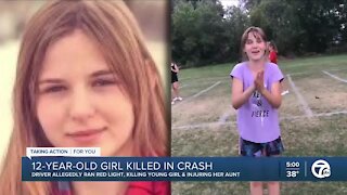 12-year-old Allen Park girl dies in suspected impaired driving crash in Taylor