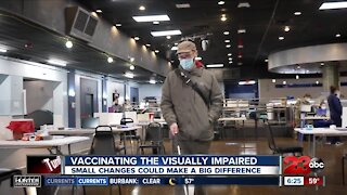 Vaccinating the visually impaired, small changes could make a big difference