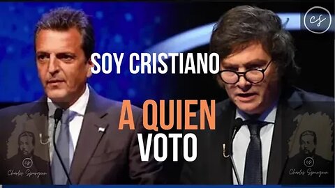 Voto cristiano elecciones presidenciales Argentina 2023. ¿A quién voto?