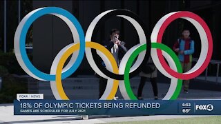 Tickets being refunded for the Olympics