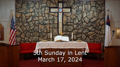 I Will Draw All People to Myself - John 12:20-33 - 5th Sunday in Lent - March 17, 2024