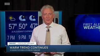 Monday evening forecast