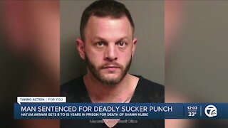 Man who pleaded guilty to deadly sucker punch gets 8-15 years in prison