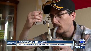 Bill allowing pot home deliveries passes