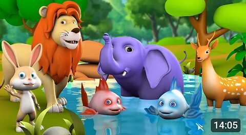 Machli ki Sukha Talab Hindi Moral Stories for Kids 3D Animated Story सूखा तालाब कहानी Animal Tales
