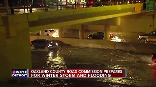 Oakland County Road Commission prepares for winter storm and flooding