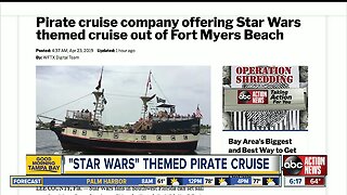 Pirate cruise company offering Star Wars themed cruise out of Fort Myers Beach