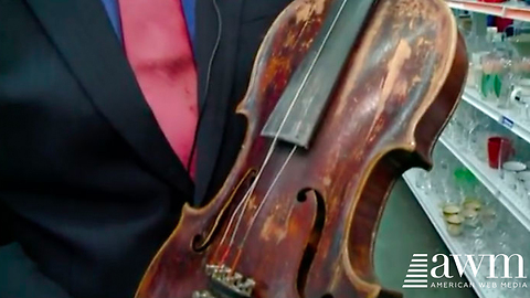 Fiddle With ‘Acuff’ Written On It Is Donated To Goodwill, Causes The Store To Be Shut Down
