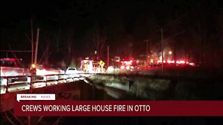 Three people hurt in house fire in Otto