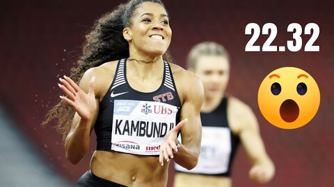 Mujinga Kambundji Gold | Women's 200m Final | European Athletics Championships Munich 2022.