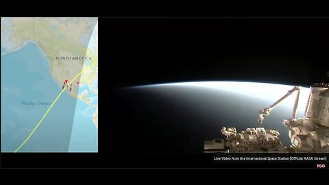 A look at ISS as it crosses over the US