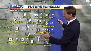 Chance of flurries Wednesday afternoon
