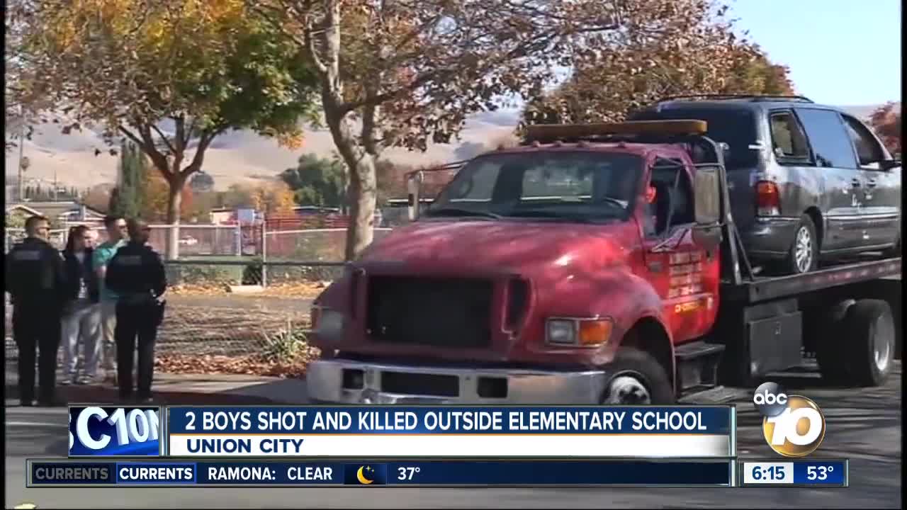 Two boys shot and killed outside elementary school