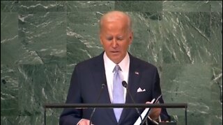 LOL. This Is How Biden Ended His UN Speech