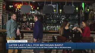 Later last call for Michigan bars?