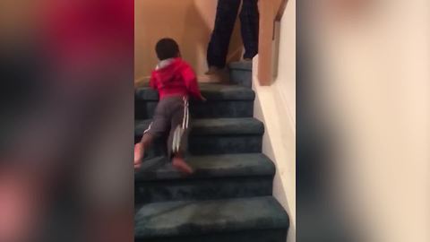 Toddler Boy Doesn’t Want To Get His Hair Done