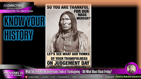 What the True Native Americans Think of Thanksgiving Oh! What About Black Friday