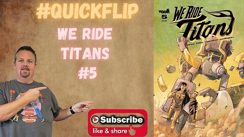 We Ride Titans #5 Vault Comics #QuickFlip Comic Book Review Tres Dean,Sebastián Piriz #shorts