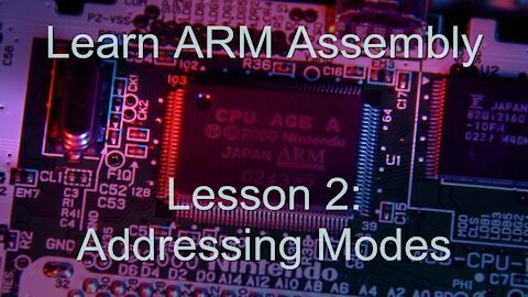 Learn ARM Assembly: Lesson 2 - Addressing modes and rotation on the ARM