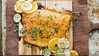 Alaska Cedar Plank Salmon Recipe Cooked on the Grill