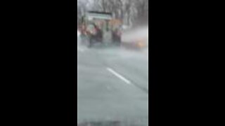 Trenton snow plow damage