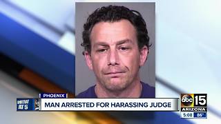 Man accused of harassing Maricopa County judge