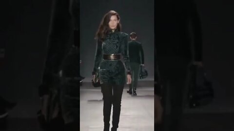 Bellahadid in Balmain × Hm FashionShow by Olivierrousteing