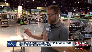 Nebraska Furniture Mart prepares for busy Berkshire weekend