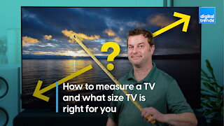 How to measure a TV and what size TV is right for you