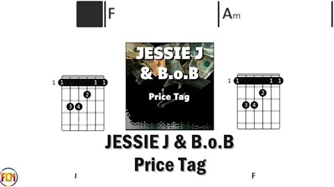 JESSIE J & B o B Price Tag FCN GUITAR CHORDS & LYRICS