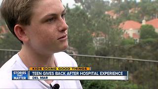 Kids Doing Good Things: Teen gives back after hospital experience