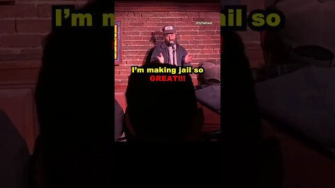 Crowd reacts to Trump in jail #standupcomedy