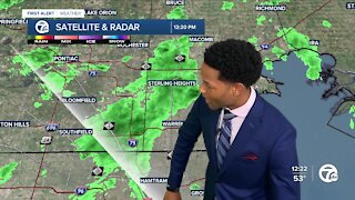 Lingering showers to start the week