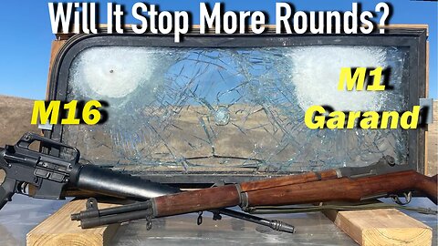 Can Compromised Ballistic Glass Stop An M1 Garand??